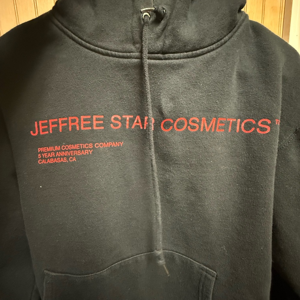Used Jeffree Star Fashion 5 Year Anniversary Black & Red Hoodie